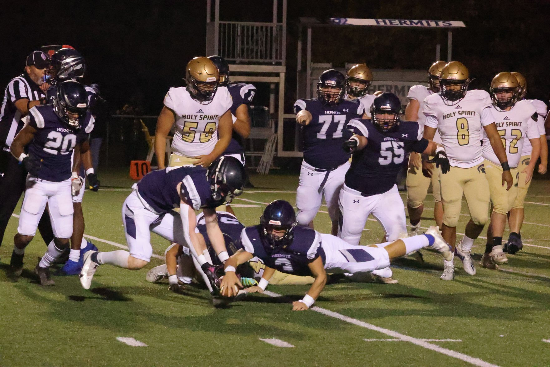 St. Augustine Prep vs Holy Spirit football game